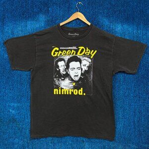 Green Day nimrod Album Good Riddance Oversized Band Tee L